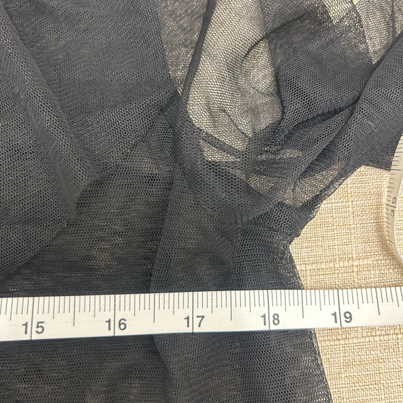 Zara Black Sheer Ruffle Blouse - Picture 8 of 10